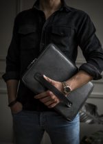 کیف کلاچ Venetto مشکی کارلوتی کدb106