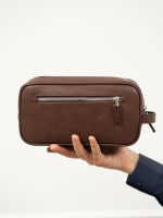 کیف دستی washbag قهوه ای کارلوتی کد b164 - Image 4