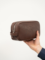 کیف دستی washbag قهوه ای کارلوتی کد b164 - Image 2